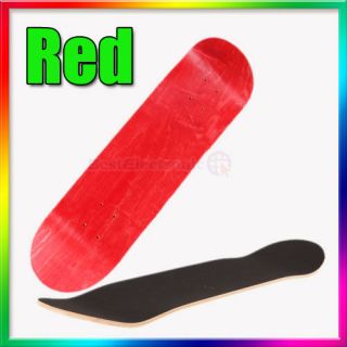 Blank Non Slip Grip Maple Deck Skateboard Skate Board Purple 8