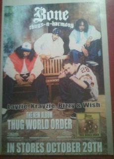 Bone Thugs N Harmony Thug World Order Promo Poster