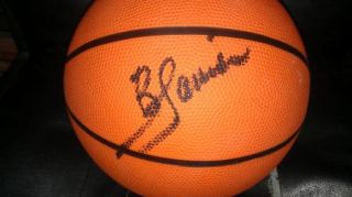 BOB LANIER signed DETROIT PISTONS Basketball  CERTIFICATE  Milwaukee 