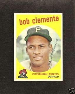 1959 Topps 478 Bob Clemente