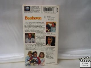 Beethoven VHS Charles Grodin Bonnie Hunt 096898122238