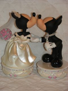 Disney Bobblehead Figure Mickey and Minnie Wedding Set