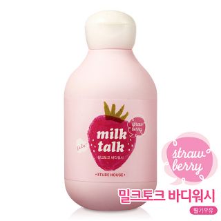 Etude House Milk Talk Body Wash Strawberry Milk 200ml