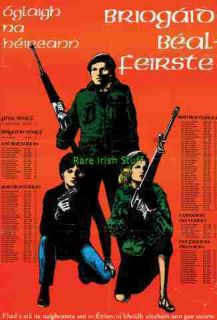   Army Roll of Honour Poster Belfast Volunteers Bobby Sands Etc