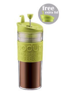 Bodum Green Travel Coffee Press with Bonus Lid 15 Oz