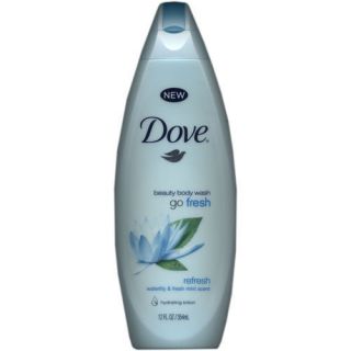 Dove Body Wash Go Fresh Waterlily Mint Scent 12 Oz
