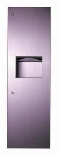 New Bobrick B 39003 Recessed Paper Towel Dispenser Waste Receptacle 