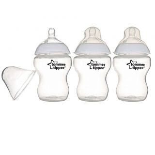   Tippee Closer to Nature Bottle 3 Clear White 9 oz Bottles