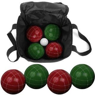 piece bocce ball set with easy carry nylon bag