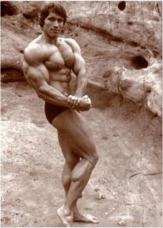 Arnold Schwarzenegger in 1970s Bodybuilding Modern Postcard