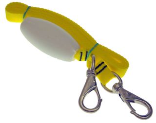 Scuba Divers Buddy Line Features Float 3 Metres Webbing 2 Brass Clips 