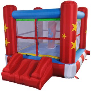   Small Inflatable Bouncer Bounce House w Slide Blower Repair Kit