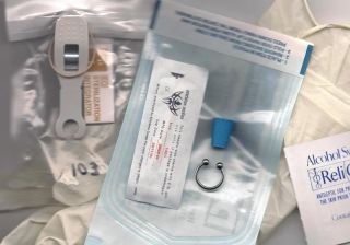 Septum Body Piercing Kit with Forceps 14g CIR Sterile
