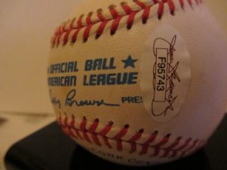Wade Boggs Signed Autographed ROMLB Baseball JSA Authenticated Item 