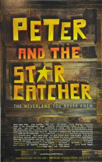 Peter and The Starcatcher Broadway Window Card Christian Borle