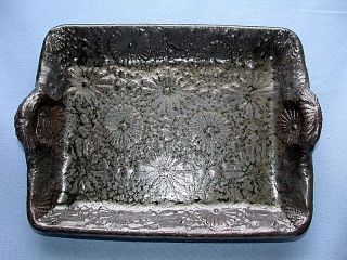 Martin House Pottery NC Signed Hand Made Design Tray