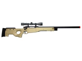 TSD Tactical Series SD96 Bolt Action Sniper Rifle Tan with Scope