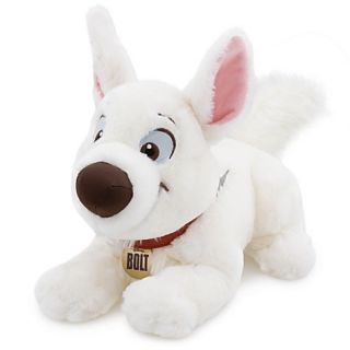 Brand New Disney Store Bolt 14 Plush Toy White Puppy Dog Movie 