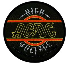 AC DC ACDC High Voltage Patch Bon Scott Rose Tattoo