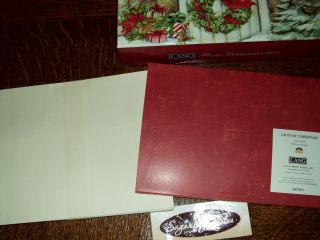 New Boxed Lang Susan Winget Gifts of Christmas Photo Cards enV 14 Ct 