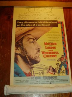 The Wonderful Country Robert Mitchum Julie London 1959 Western Movie 