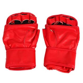 CSK PU MMA Punching Bag Grappling Boxing Gloves GX9159 Red