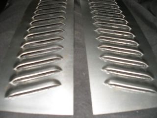Pair of Streetbeast 34 Ford Louvered Angled Hood Inserts Panels