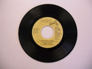 Bonnie Tyler My Guns Are Loaded Same Mono Promo 45 RPM