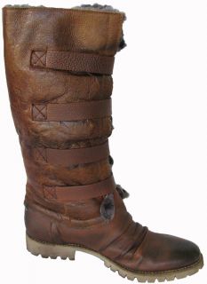 Boutique 9 Womens Trystin Leather Buckle Boots