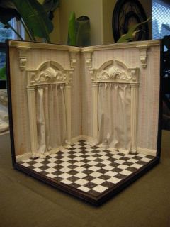 Dollhouse Miniature Corner A Hand Crafted 1:12 Scale Room Box