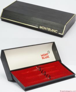 MONTBLANC original box for three pens 1970s COLLECTIBLE ITEM