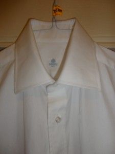 BORELLI NAPOLI MENS HANDMADE ITALIAN DRESS SHIRT SIZE 15 1/2