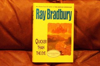  Ray Bradbury 3 Signed Books Mint