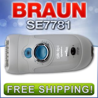 Braun SE7781 Silk Epil Xpressive Epilator Body System, Rechargeable 