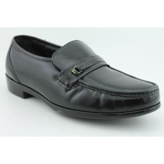 Bostonian Prescott Mens Size 8 Black Leather Loafers Shoes