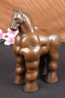 Trojan Horse Bronze Sculpture by Fernando Botero Statue