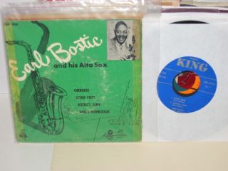 Earl Bostic and His Alto Sax Vol 5 EP 45 PS King 204