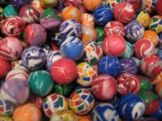 25 27mm Bouncy Balls Party Bag Fillers Fetes Lucky DIP