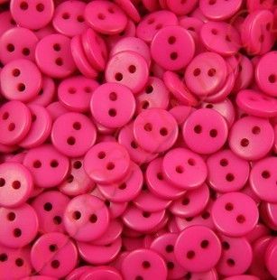   30pcs Red Resin Shirt Scrapbook Sewing Buttons 9mm Knopf Bouton