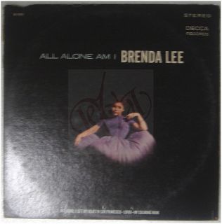1963 Brenda Lee All Alone Am I LP Decca Stereo