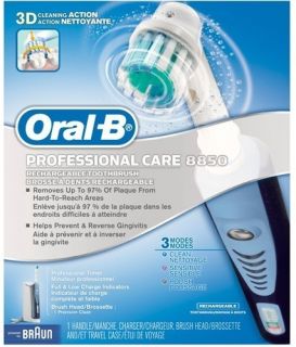 Oral B 8850 Professional Care Electric Toothbrush Special Value Braun 