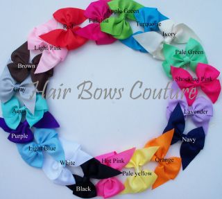 20 $1 00 Hair Bows Boutique Hairbows School Bows Toddler Girls No Slip 