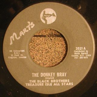 Black Brothers The Donkey Bray Marts Records Reggae 45