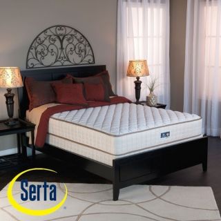 Serta Box Spring and Mattress Set for Bed Twin Size Firm Support