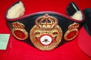 1996 Don Turner Trainer of The Year WBA Boxing Belt