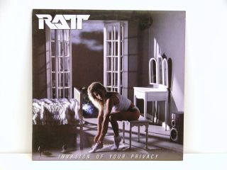 Ratt Invasion of Your Privacy LP Sexy Cheesecake Jacket Excellent 