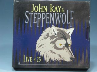 Live at 25 Silver Anniversary Steppenwolf CD John Kay Like New