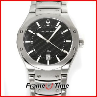 accutron men s breckenridge 26b60 black steel watch brand accutron 