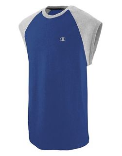 Champion Cotton Jersey Raglan Cap Sleeve Mens T Shirt Style T2230 