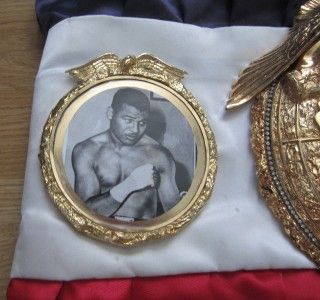   Boxing Outstanding Achievement Fight Belt Sugar Ray Robinson Award LOA